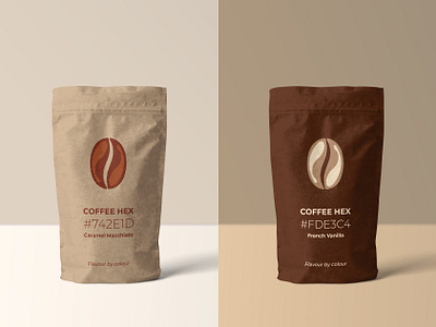 Coffee Hex packaging | Weekly Warm-ups beverage brand identity branding brewed cappuccino coffee design dribbbleweeklywarmup drink fiction identity illustration latte logo package packaging print vanilla vector