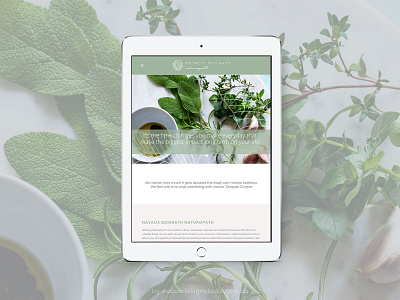 NATUROPATH brand design brand identity branding contemporary design logo logo design organic responsive design tablet web design web development website