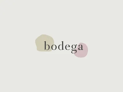 BODEGA brand brand design brand identity branding contemporary custom design logo logo design minimal organic typography