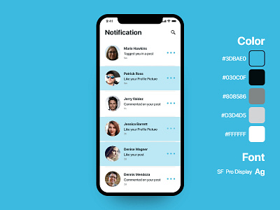 Notification design minimal mobile ui ui ux ui design ui designer ux designer