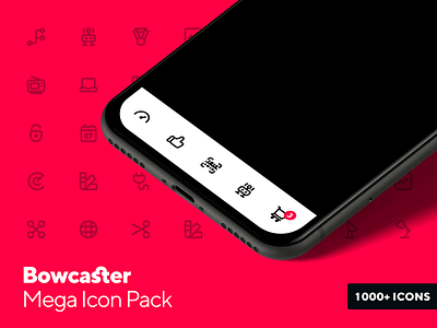 Bowcaster Mega Icon Pack app app design clean creative market crm crm portal dashboard dashboard app dashboard design dashboard ui icon icon design icon set iconjar iconography system icon ui design ui8 ux design wireframe