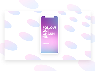 i phone Mock up app apple background channel gradient infinity tool ios iphone mockup pattern pattern design phone pixflow social title typography ui ux