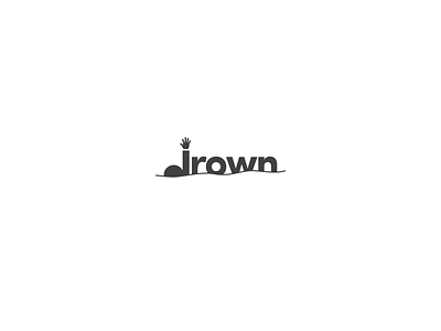 drown rebound concept d drown logotype logotypes ocean rebound sea swim swimming typography water