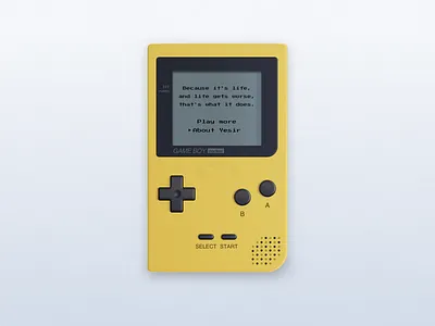 Nintendo GAMEBOY gameboy nintendo player realistic drawing sketch
