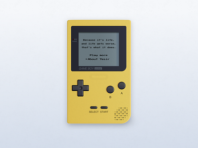 Nintendo GAMEBOY gameboy nintendo player realistic drawing sketch