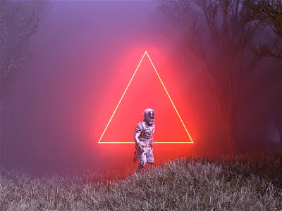 On Call abstract animation astro c4d c4dr21 colour film interstellar motion octane octanerender scifi space spaceman stilllife