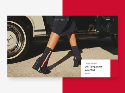 Tommy global redesign design fashion fashion brand hilfiger interface platform tommy webdesign website