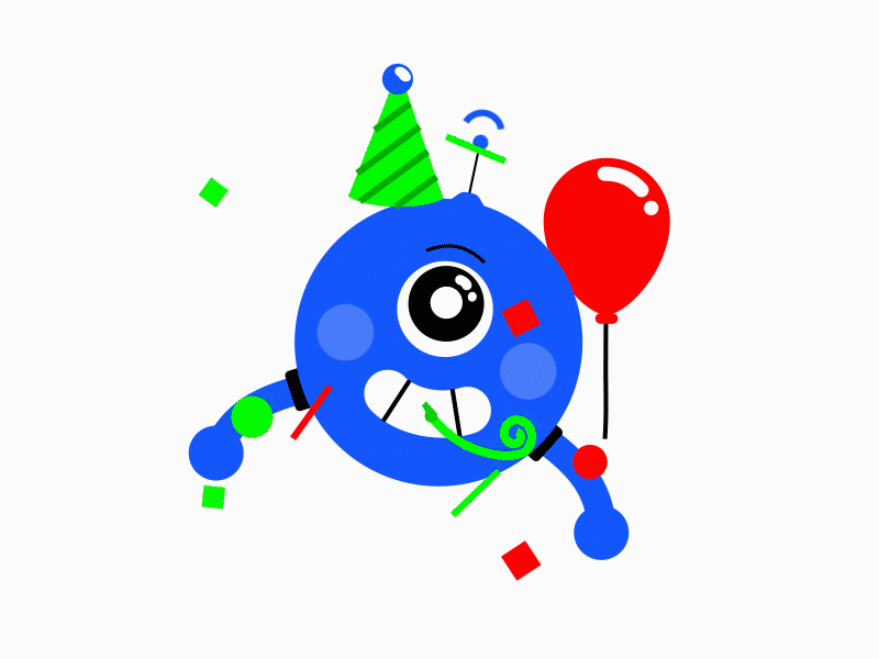 Daffy Bot after effects animation bot gif illustration robot sticker telegram stickers