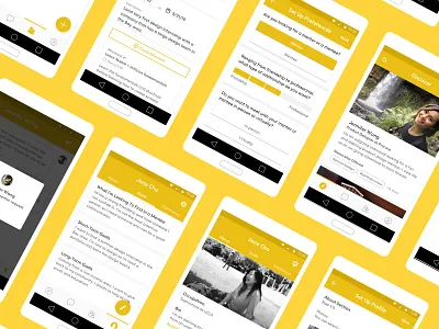 Mentor Connection Design Challenge android app dating design challenge design character material design mentor minimal mobile product design ui uiux ux