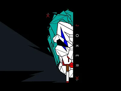 Joker art borabula character funart illustraion illustration joker jokerdesign jokervector logo logotype vector vectorart