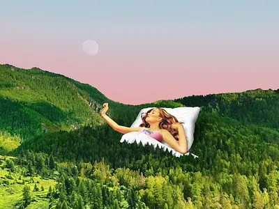 Haircare Packaging digital illustration