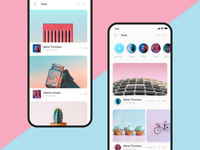 Feed app ui