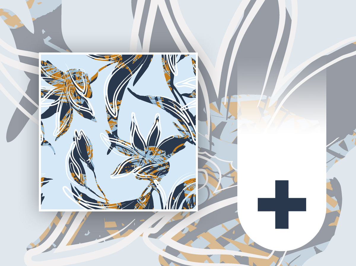 Decorative Lilies / Vector Seamless Patterns design drawing fashion fashion design floral floral design floral pattern illustration label leaves lilies drawing ornament pattern print seamless pattern surface pattern surface pattern design surfacedesign textile vector template