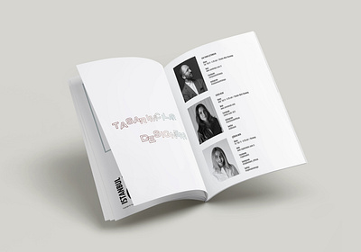 Mercedes-Benz Fashion Week Istanbul SS'20 art direction booklet booklet design catalogue concept fashion fashion week graphic design layout layout design print typogaphy typographic