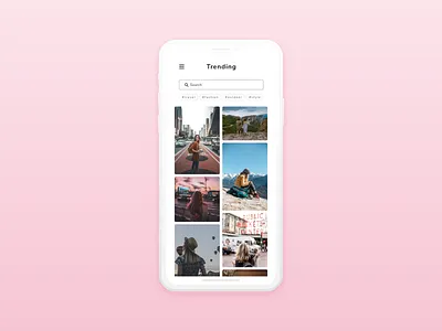 Daily UI #069 - Trending 069 app challenge dailyui design mobile trending trending ui ui