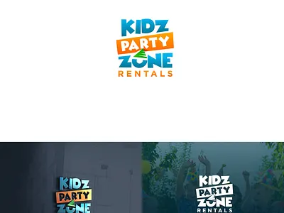 kids party logo anas waqar branding design graphic designing illustration logo logo design pixel pixelpk syed anas