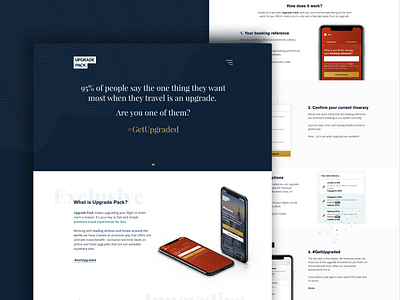 Upgrade Pack - Website Redesign app concept design home homepage homepage design interface ui upgrade upgradepack ux web web design website