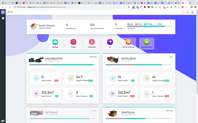 Dashboard UX for Cloud-based App cloud app dashboard app dashboard design dashboard template dashboard ui design desktop app icon kpi suite ui user experience ux web