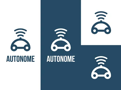 Daily Logo Challenge - Day 5 - Autonome Car branding dailylogochallenge design freelance graphiste graphistol identité visuelle illustration logo logotype
