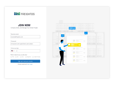 sign up