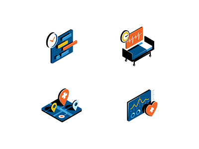 Medical icons aleksandrov alexandrovi diagram doctor heart hospital huliganio icon icons illustration isometric isometry medical patient pink service statistics vector