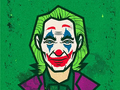 The joker character illustration illustrator joker movie vector