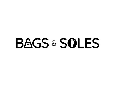 Bags & Soles Logo branding design logo