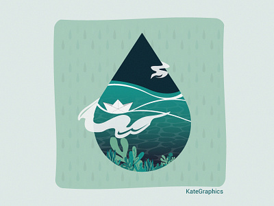 Tiny world flat illustration flatdesign graphic illustration illustrator minimalist ocean paperboat vector