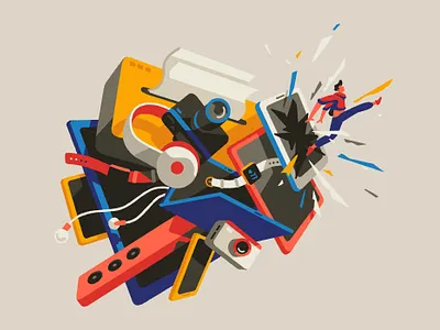 Breaking the upgrade cycle art artist editorial editorial art editorial illustration gadgets illustration illustrator ipad iphone smartphone tech technology