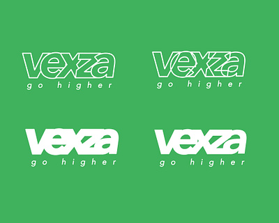 Vexza Branding branding branding design design flat flatdesign logo outline outlines scratch typography vector vexza