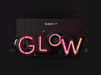 3D Lettering 3d art direction art direction design c4d graphic lettering letters lights render typeface