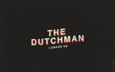 The Dutchman - London UK classic design dutchman halftone halftone design logo logodesign logos logotype london oldskool oldstyle the typo typogaphy typographic vintage vintage badges vintage font vintage logo