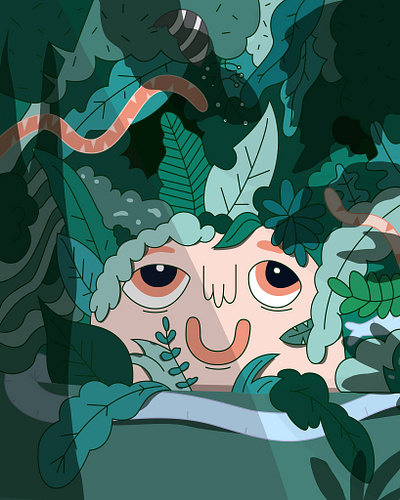 Jungle Speed childrens illustration creative digitalart illustration vector