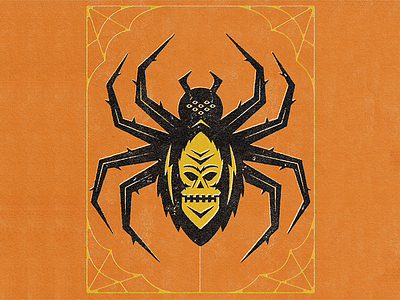 It's (Almost) Halloween! eye halloween halloween design icon illustration skull spider web