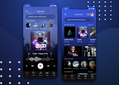 Music Player App appdesign clean design dribbble illustration mobileapp music music app music player ui uidesign ux uxdesign
