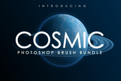 Cosmic Brush Bundle astrology astronomy brush brushes bundle cosmos design easy to use graphic design moon moon brush photoshop brush photoshop brushes planet planet brush planets star star brush stars universe