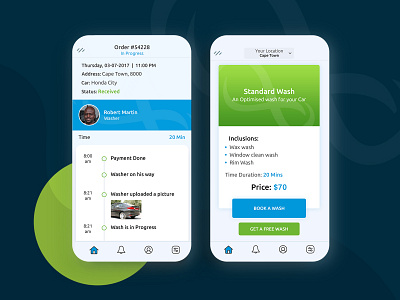 Shammy Car Wash android app app app development app development company appschopper car washing app designs ios app mobile app mobile app development ux