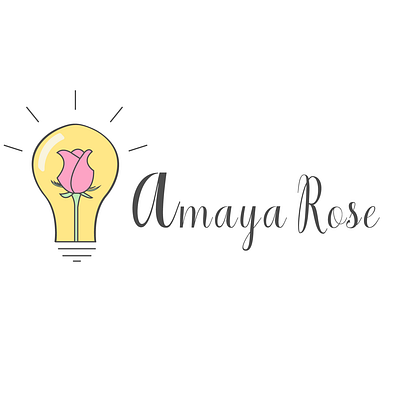 Logo for Amaya Rose's Blog adobe adobeillustrator blog blog design design illustrator logo logo design logodesign logodesigns logos vector