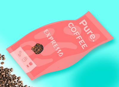 Expresso - Dribbble Coffee packaging design challenge brainstorming branding challenge coffee design identity packaging