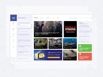News magazine concept adobe xd concept maglajinfo.com neehad ui web ui webdesign