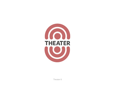 Theater 8 branding 8 brand branding circle eight flat identity illustration logo logo design mark minimal round simple theater theatre ui design vector visual identity website