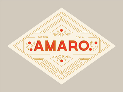 Amaro amaro art deco lineart type