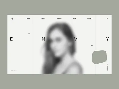 ENVY - beauty studio website beauty salon blur digitalagency homepage design interaction animation ui websites whitespace