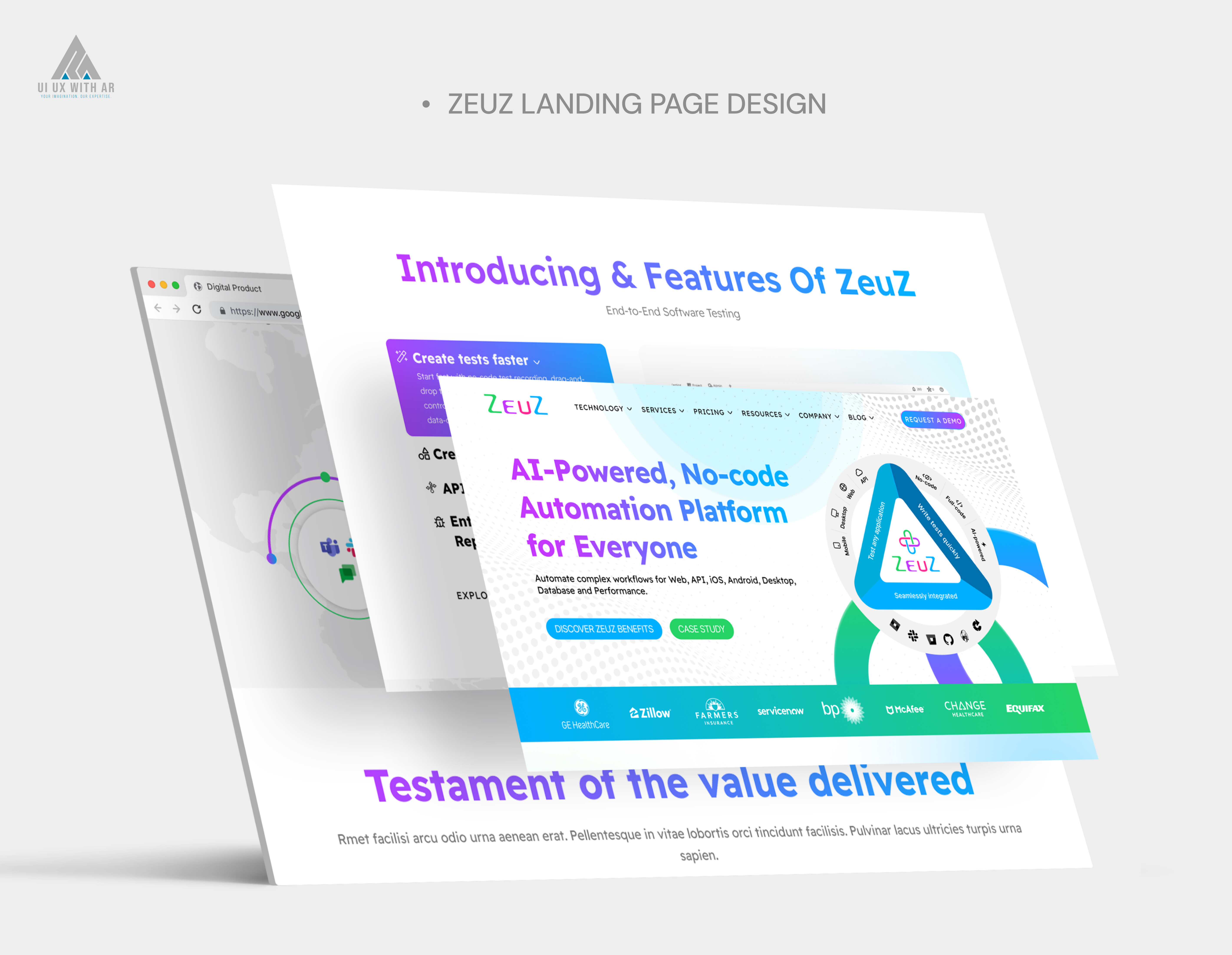 ZUEZ LANDING PAGE DESIGN app design apps design branding case study landing page landing page design logo ui ui design ui ux design ux design