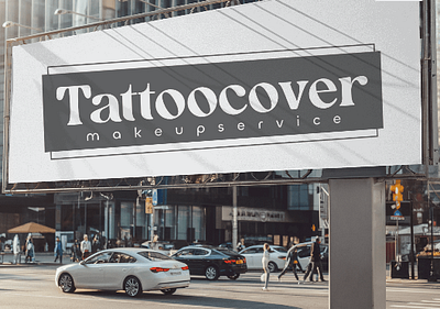 Logo for Tattoocover branding designs graphic design logo mockup social media