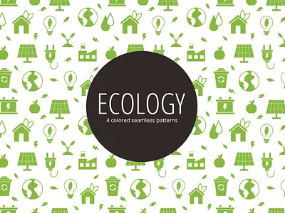 Ecology Vector Seamless Free Pattern free freebie graphics pattern typography vector