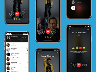 Telegram Calls app interface telegram ui ux