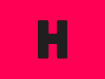 H test colorful gif graphic design letter