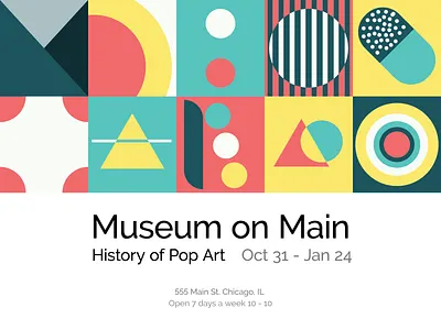 Pop Art branding design flat logo typography vector