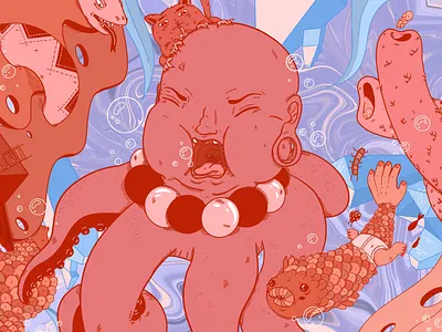 Hush* illustration procreate selinbirben turkey